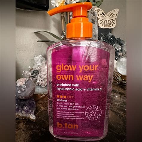 minetan clear glow gel.